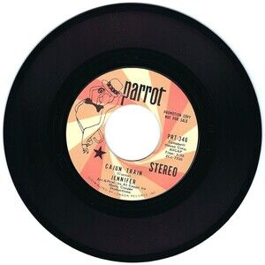 Jennifer Warnes Promo 45 Cajun Train (stereo) / Mono on Parrot EX Country '70
